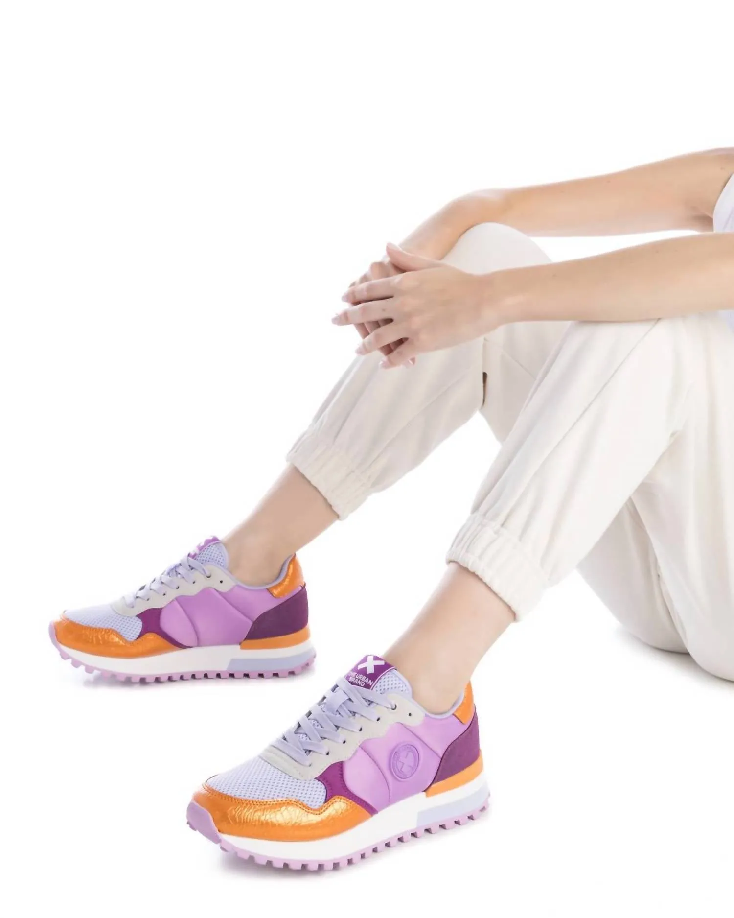 Women's Casual Sneakers In Orange