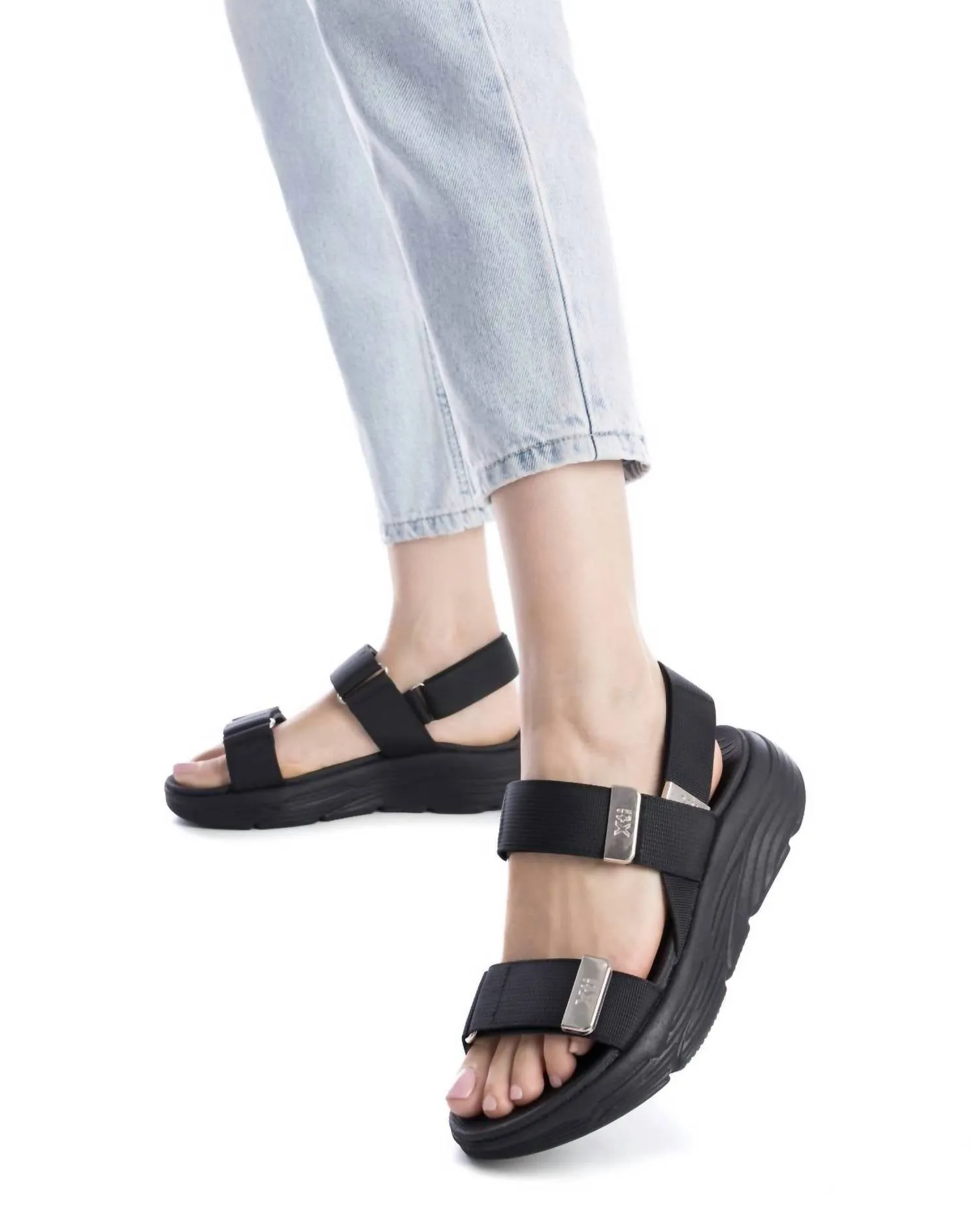 Women's Casual Wedge Sandals In Black