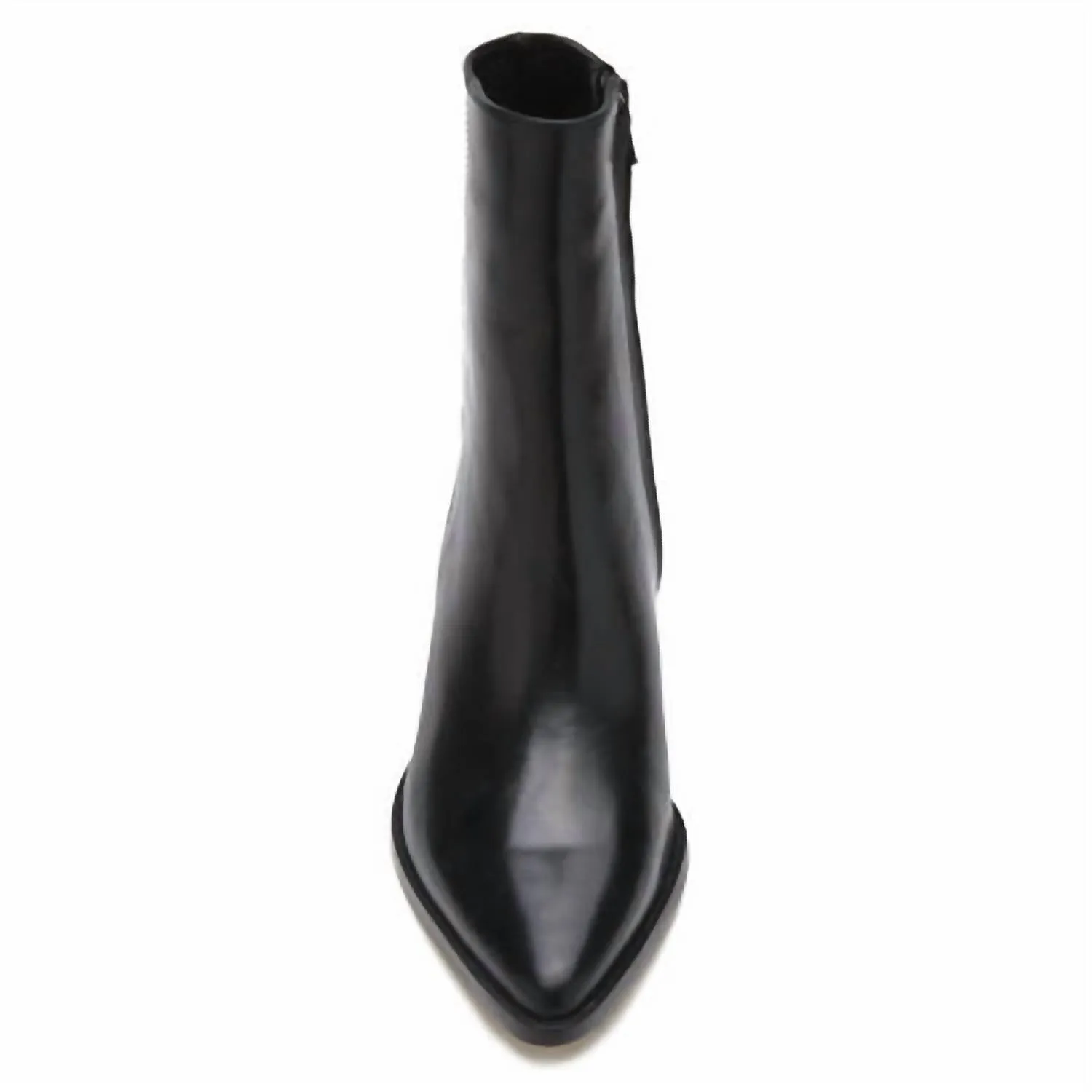 Women's Caty Ankle Boot In Black Smooth