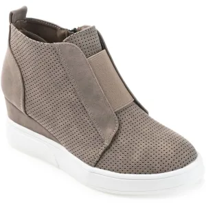 Women's Clara Wedge Sneaker In Taupe