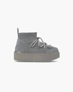 Women's Classic Low Platform Shoes In Grey