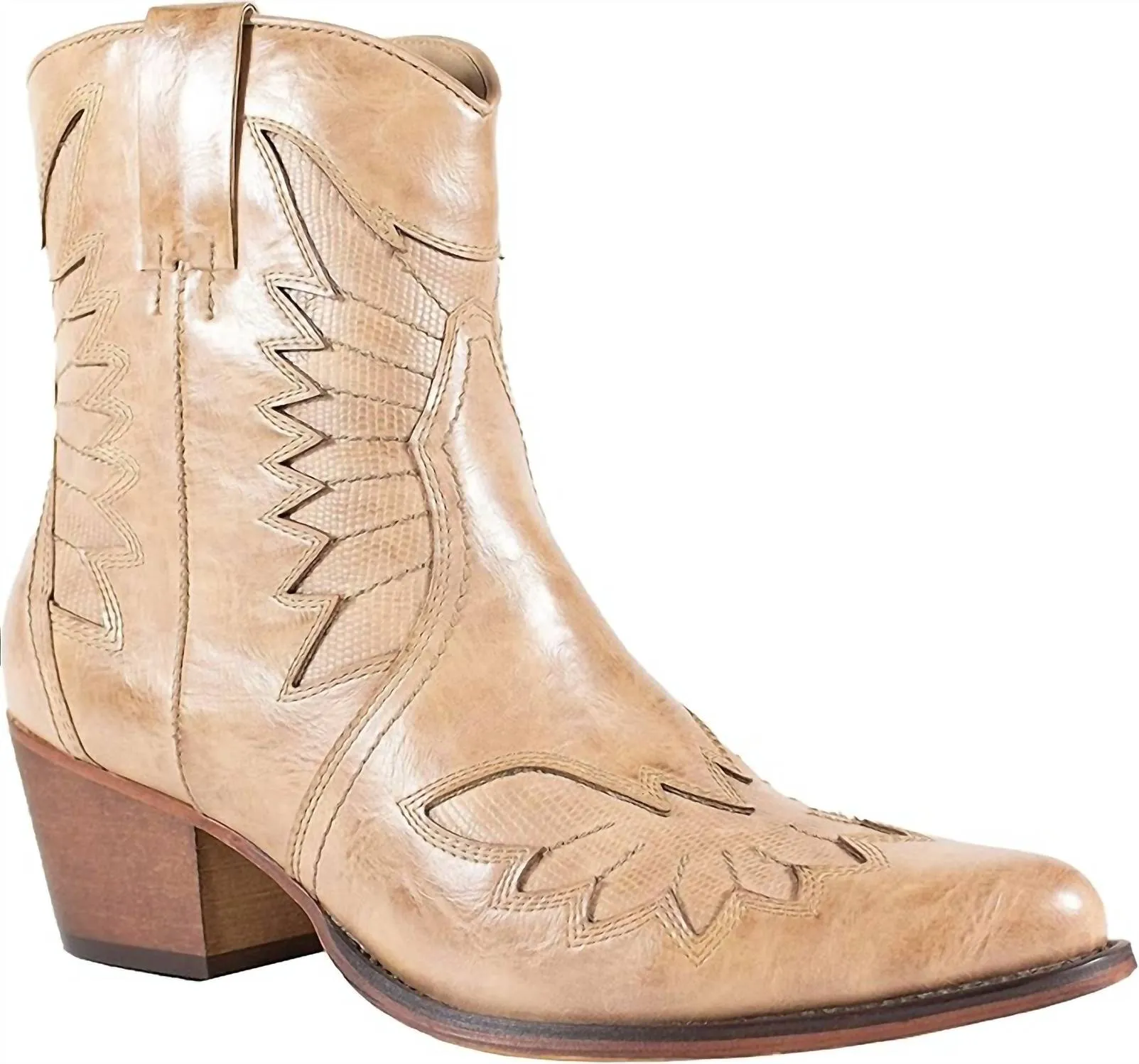 Women's Coleen Western Booties In Taupe