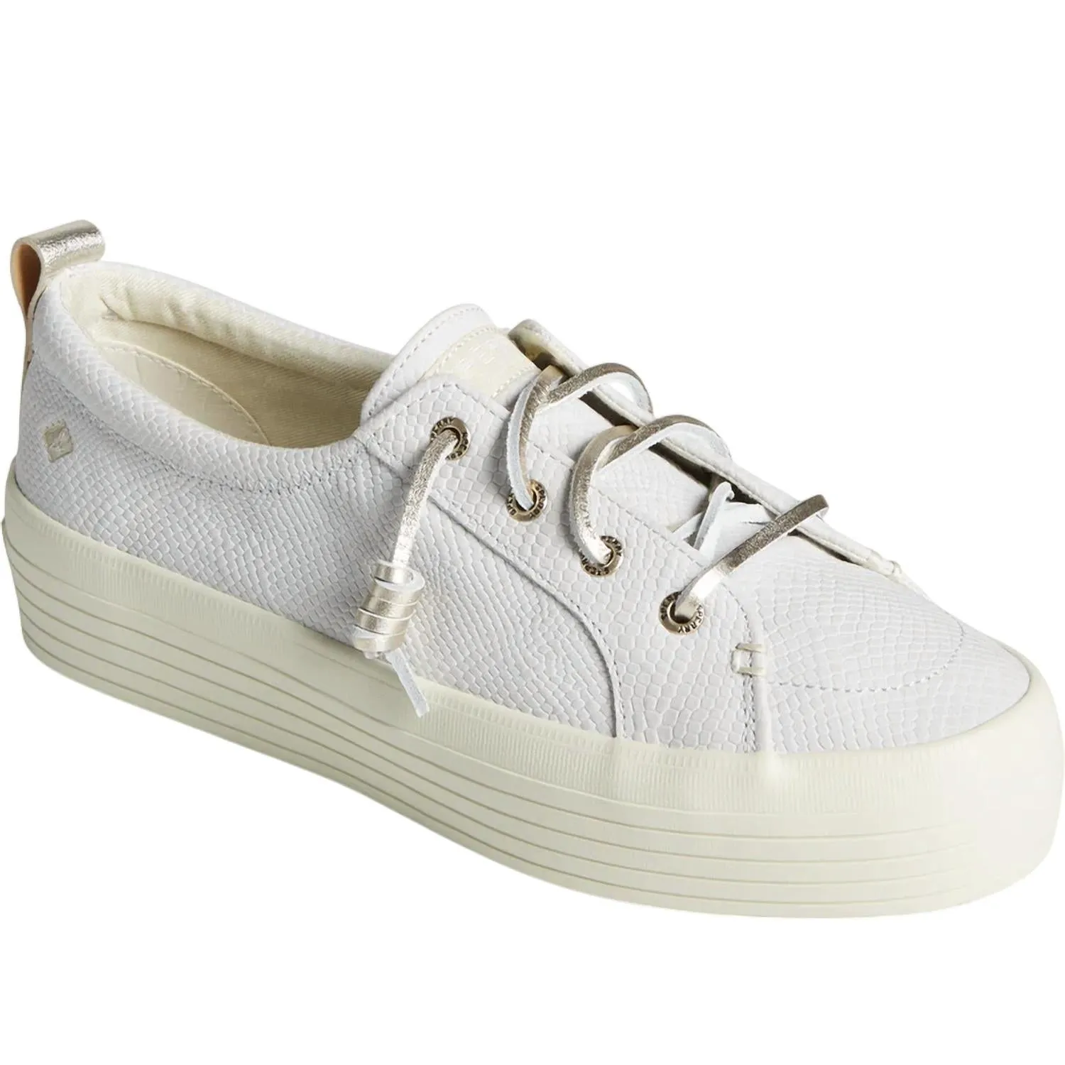 Women's Crest Vibe Platform Sneaker In Snake White