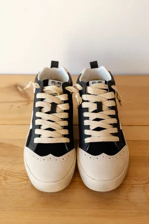 Women's Daisy Sneakers In Black/beige