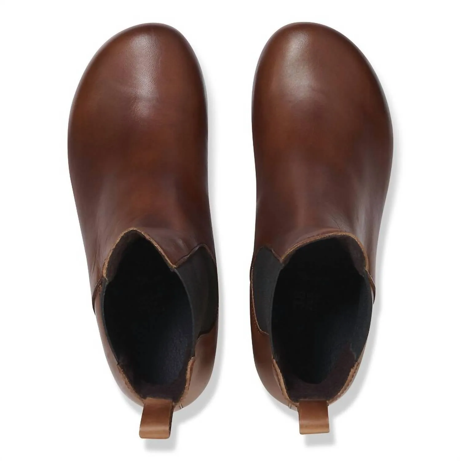Women's Ebba Wedge Slip On Ankle Boot In Black / Cognac
