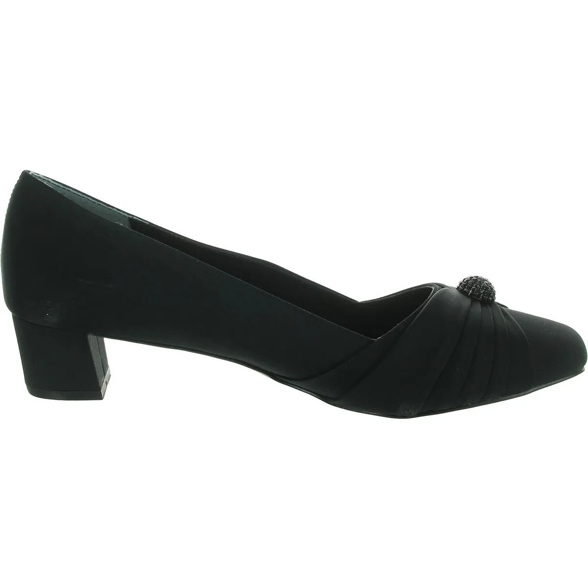 Womens Embellished Block Heels