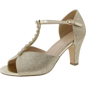 Womens Embellished D'Orsay Heels