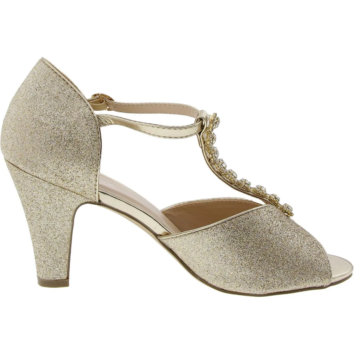 Womens Embellished D'Orsay Heels