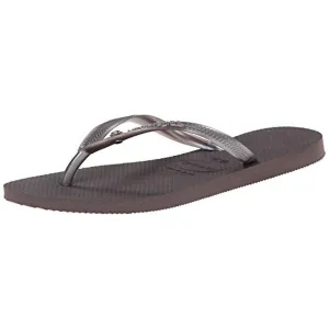 Womens Embellished Flat Flip-Flops