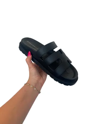 Women's Fallon Slip On Sandals In Black