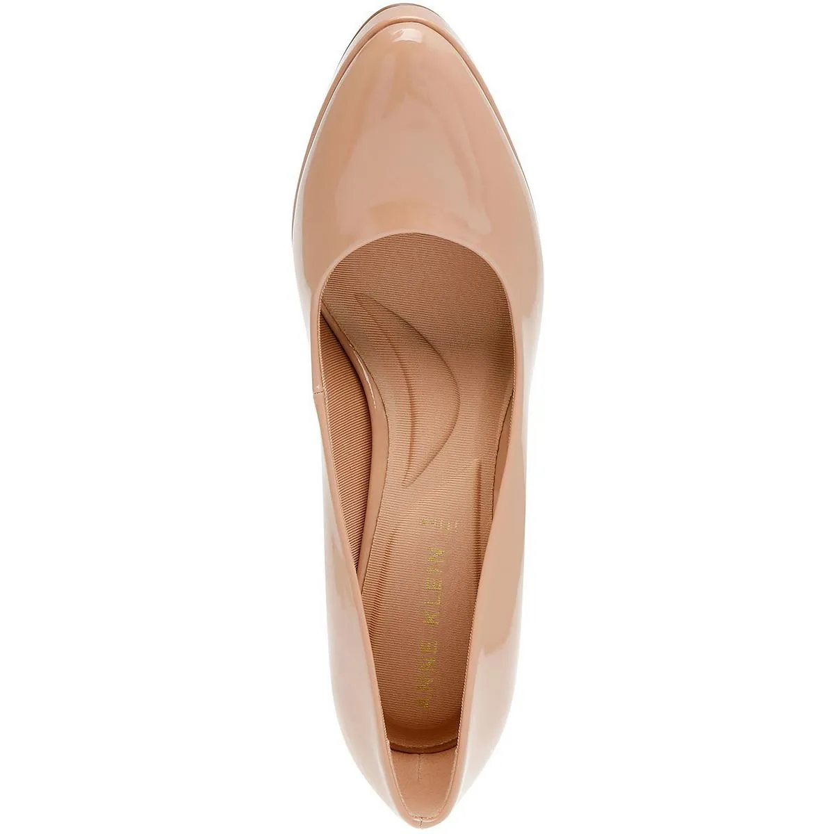 Womens Faux Suede Slip-On Platform Heels