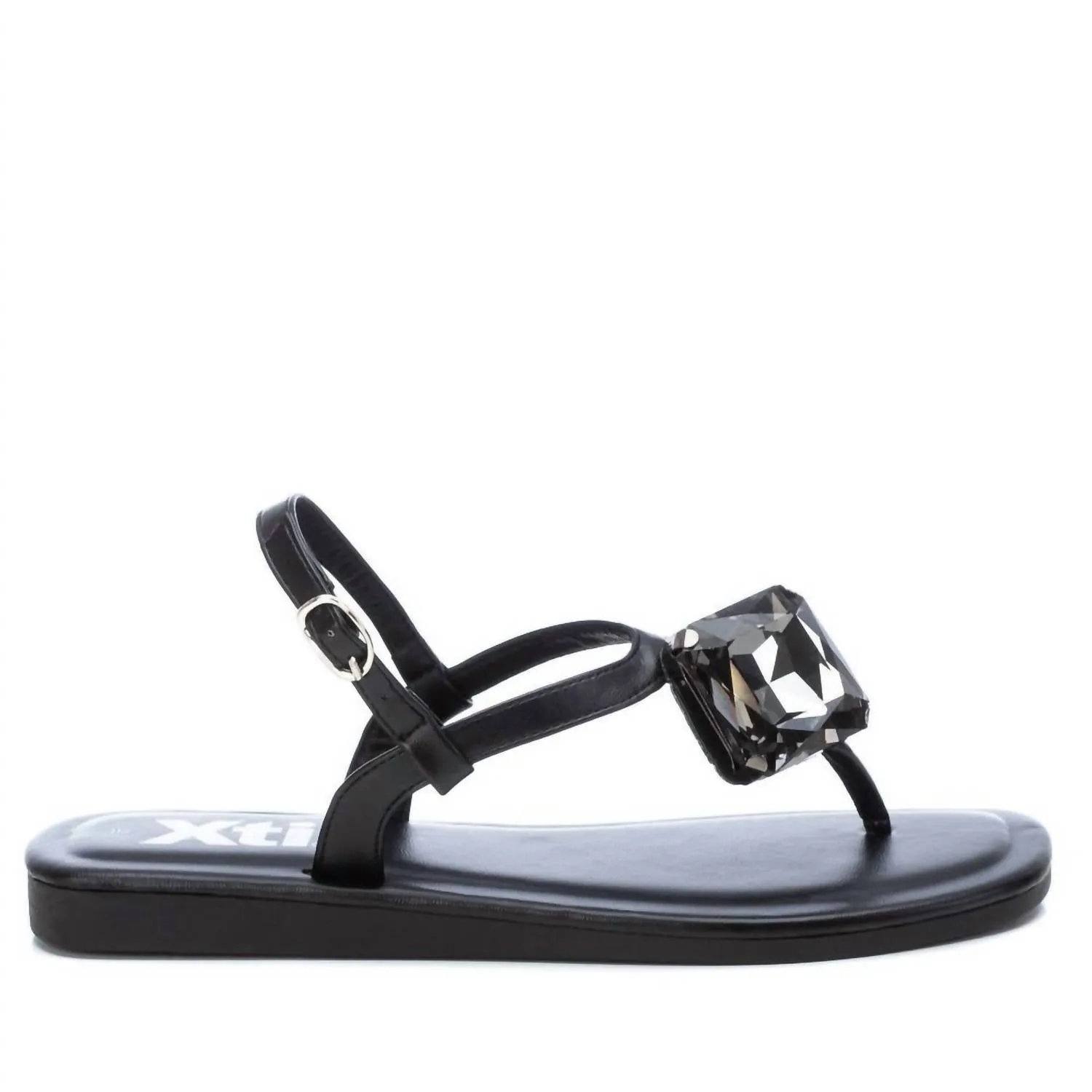 Women's Flat Sandals In Black