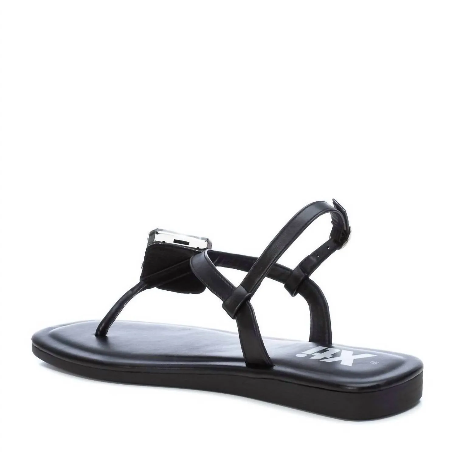 Women's Flat Sandals In Black