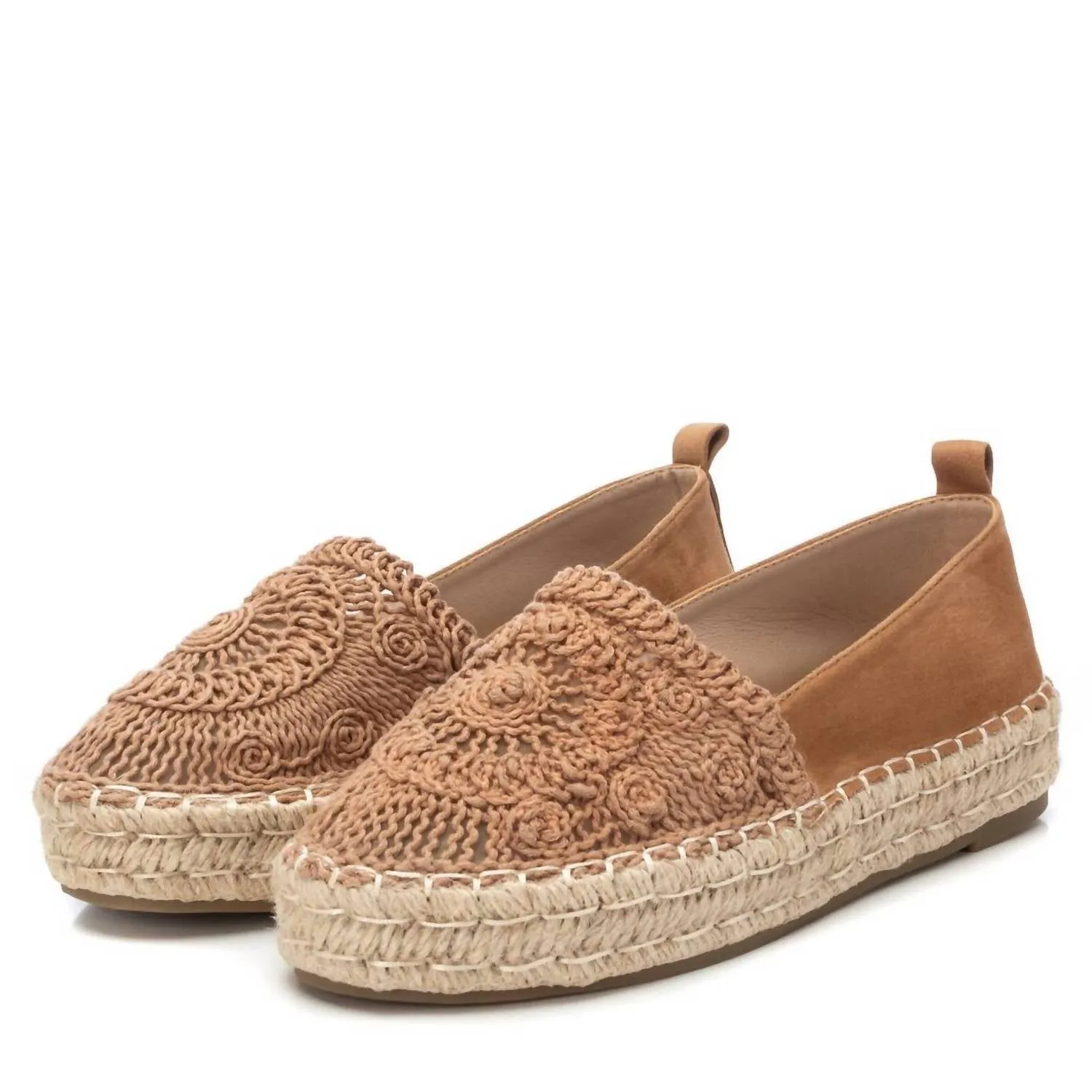 Women's Flat Sneakers In Beige