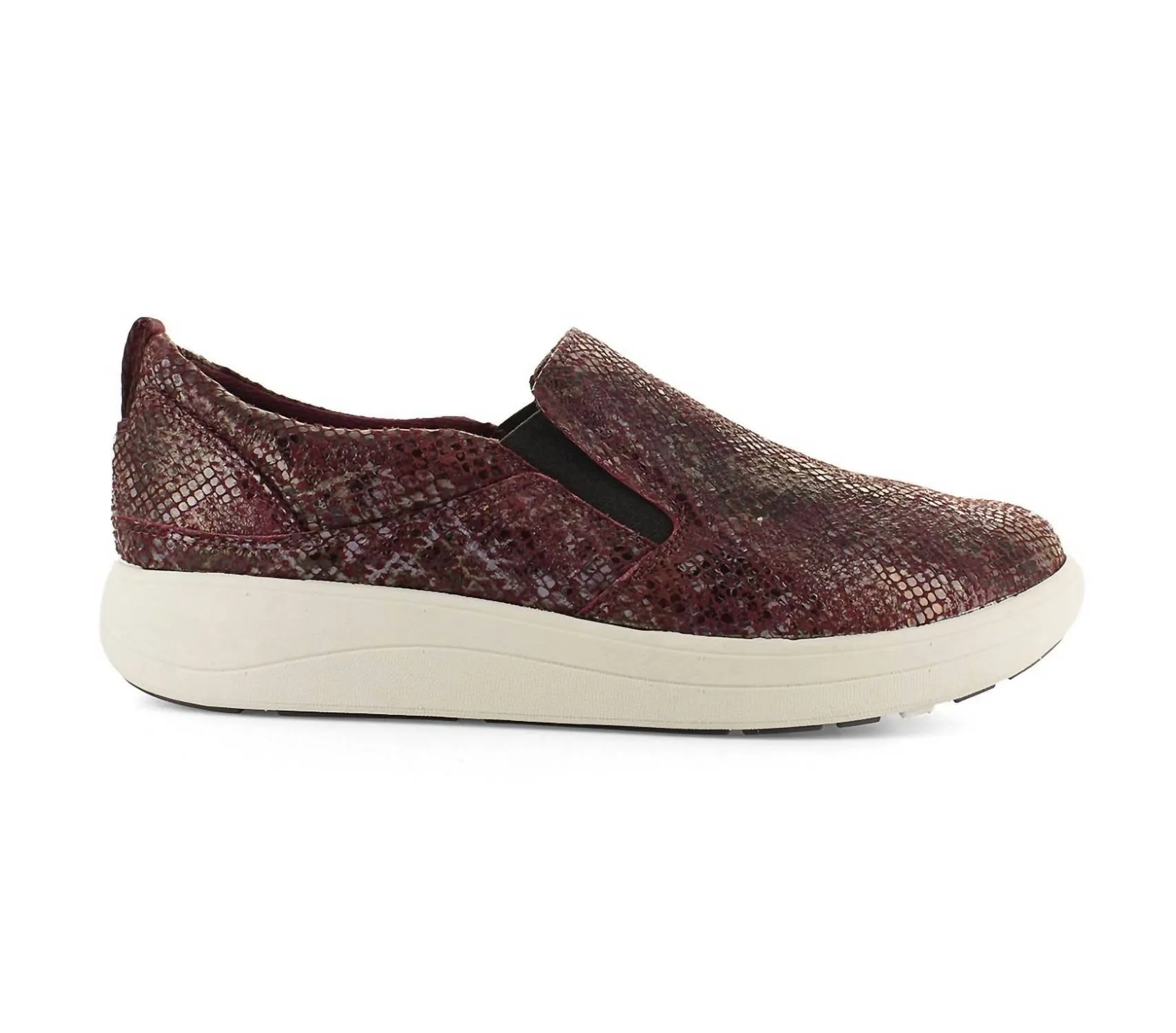 Women's Florida Shoes In Plum Snake