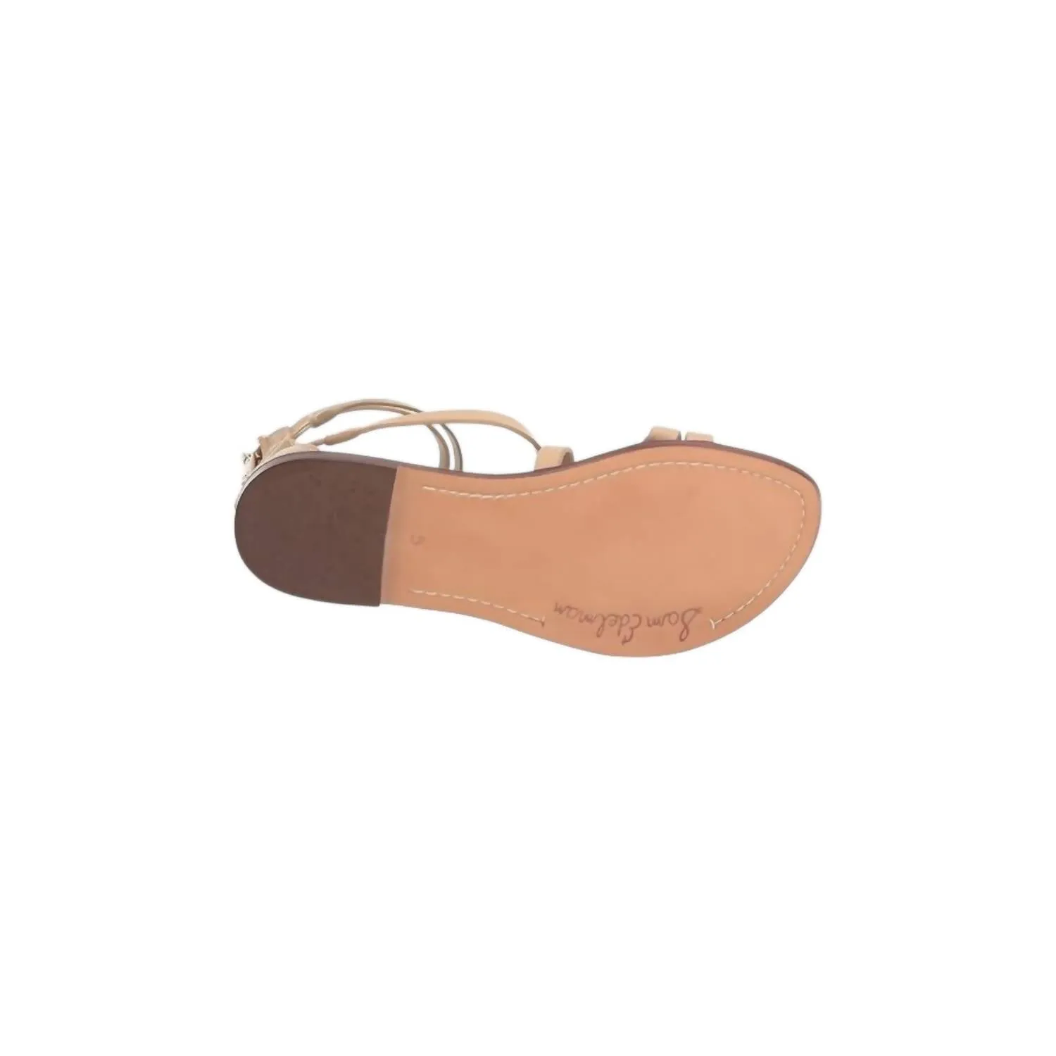 Women's Gibbs Leather Sandals In Sand Leather