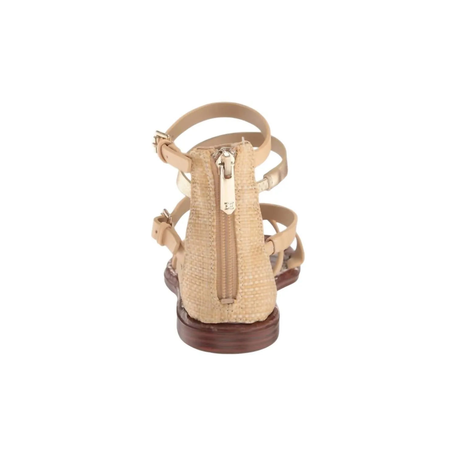 Women's Gibbs Leather Sandals In Sand Leather