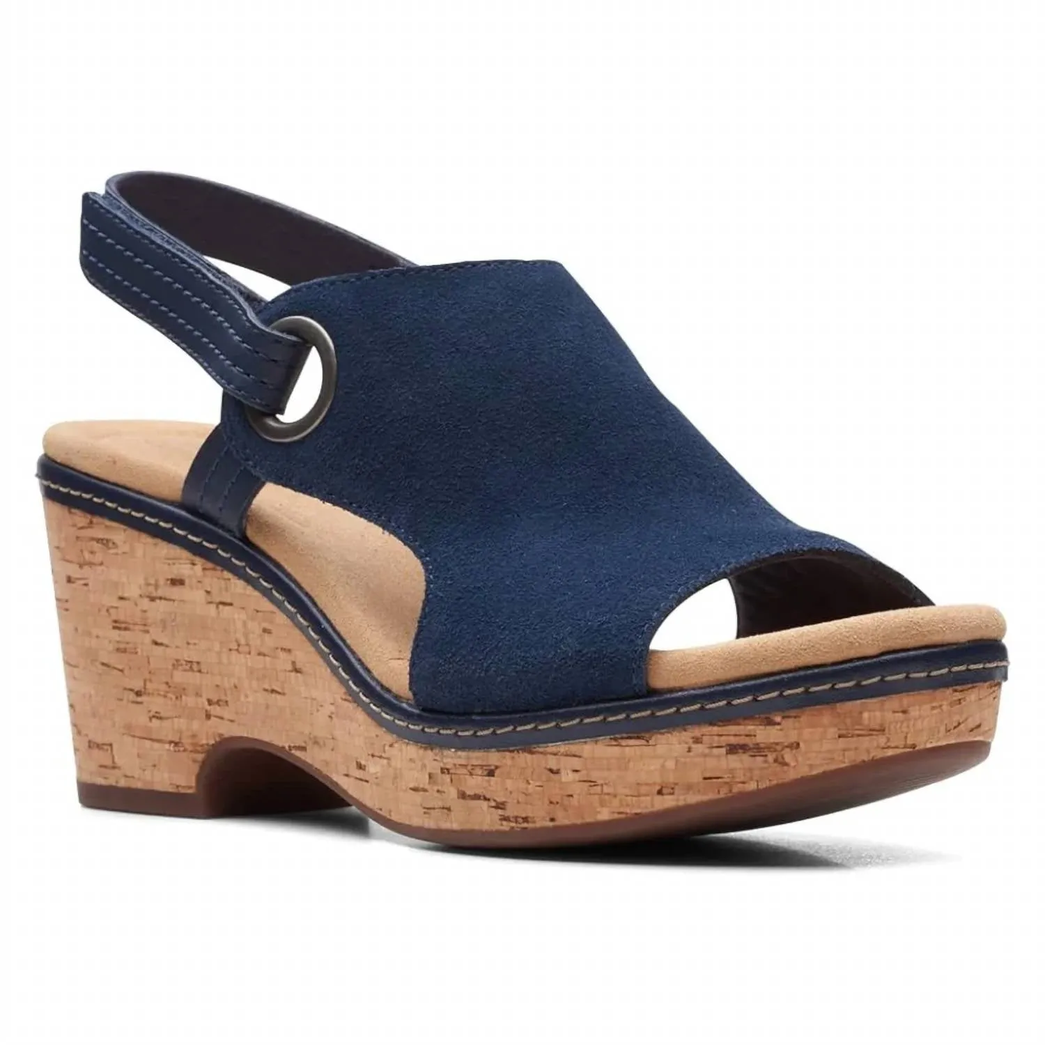 Women's Giselle Sea Dress Sandal In Navy Suede