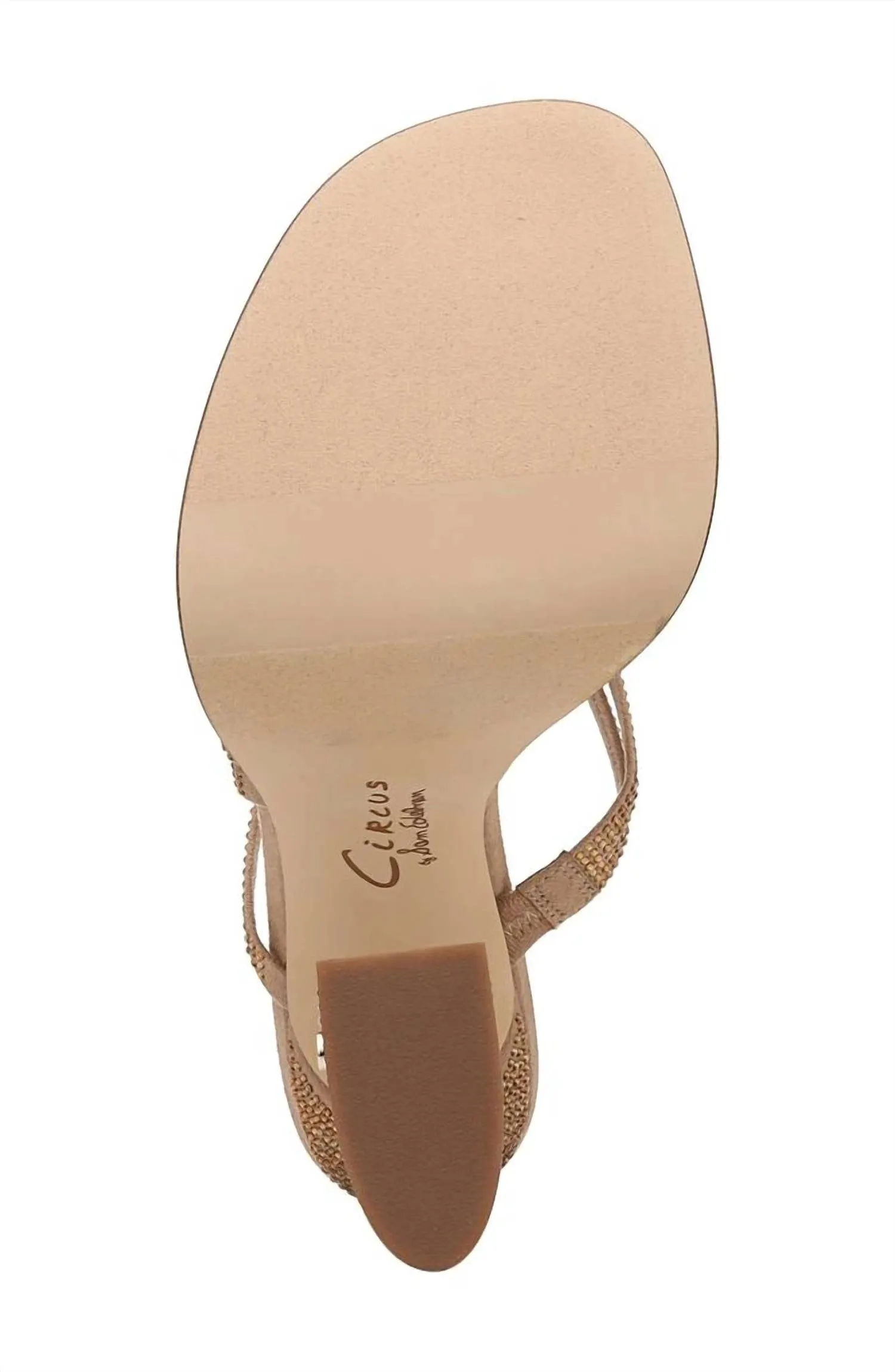 Women's Hanson Crystal Sandal In Taupe