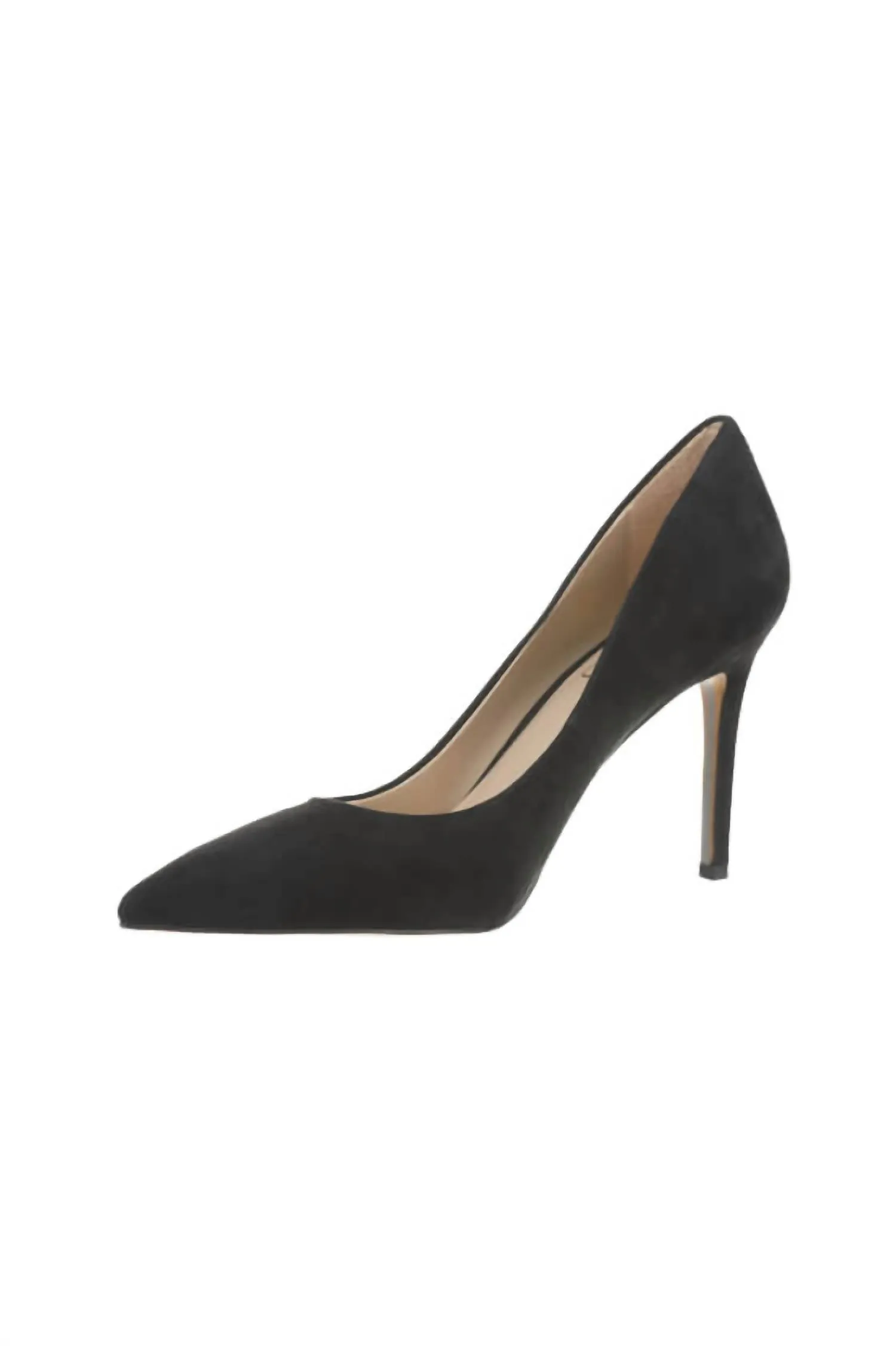 Women's Hazel Pointed Toe Heel In Black Suede