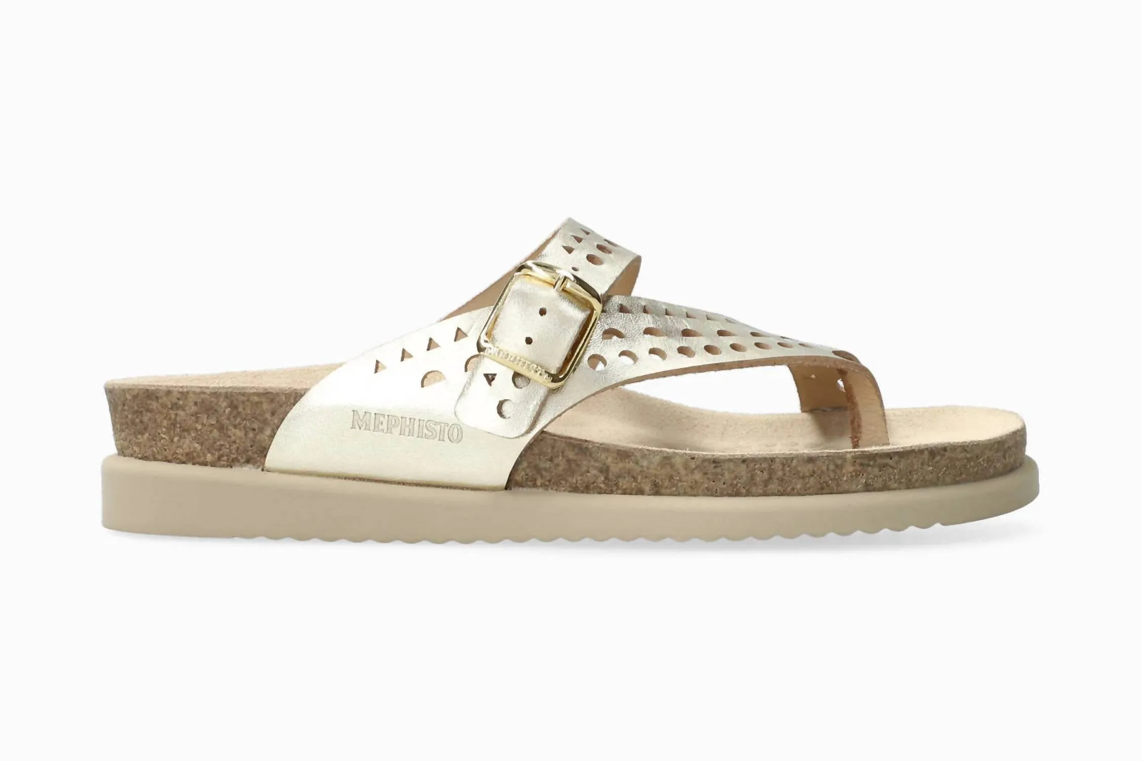 Women's Helena Perf Sandals In Gold