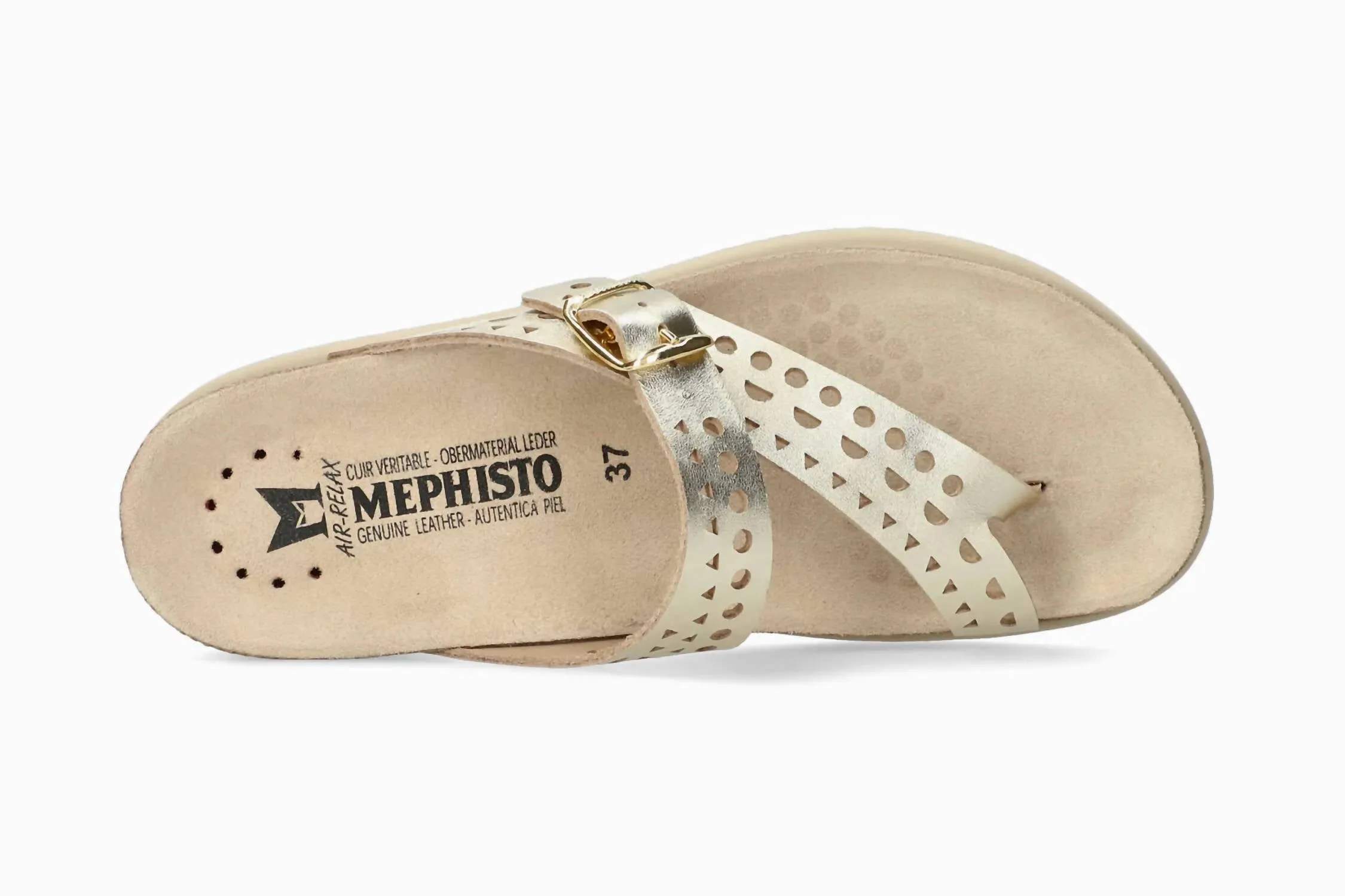 Women's Helena Perf Sandals In Gold