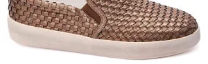Women's IM Weaving Slip On Sneakers In Bronze