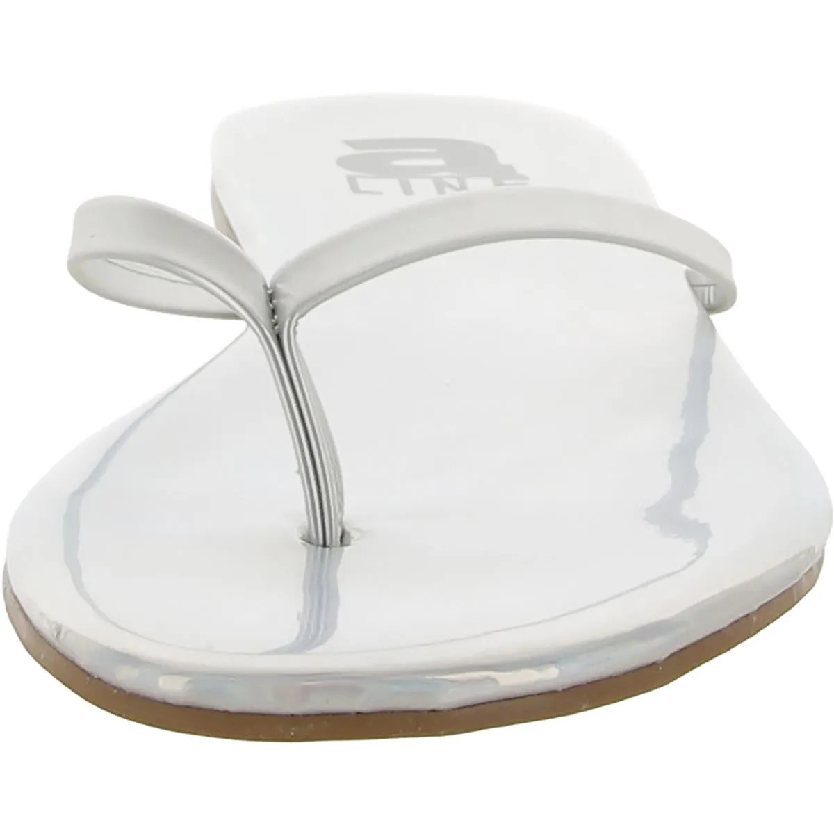 Womens Iridescent Thong Flip-Flops