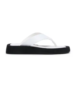 Women's Ives Thong Sandals In Milk Capretto