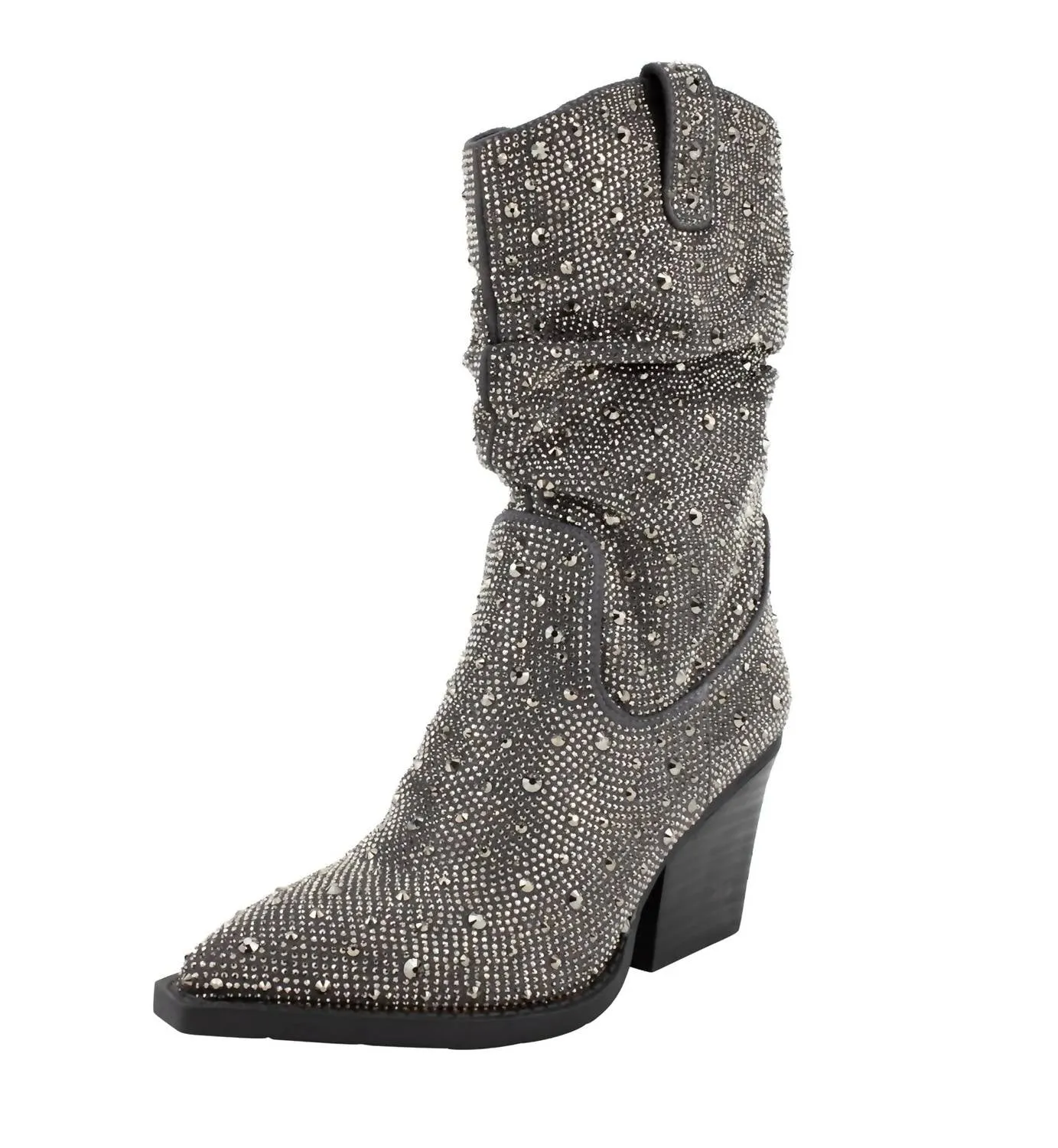 Women's Kady Slouch Crystal Boot In Grey