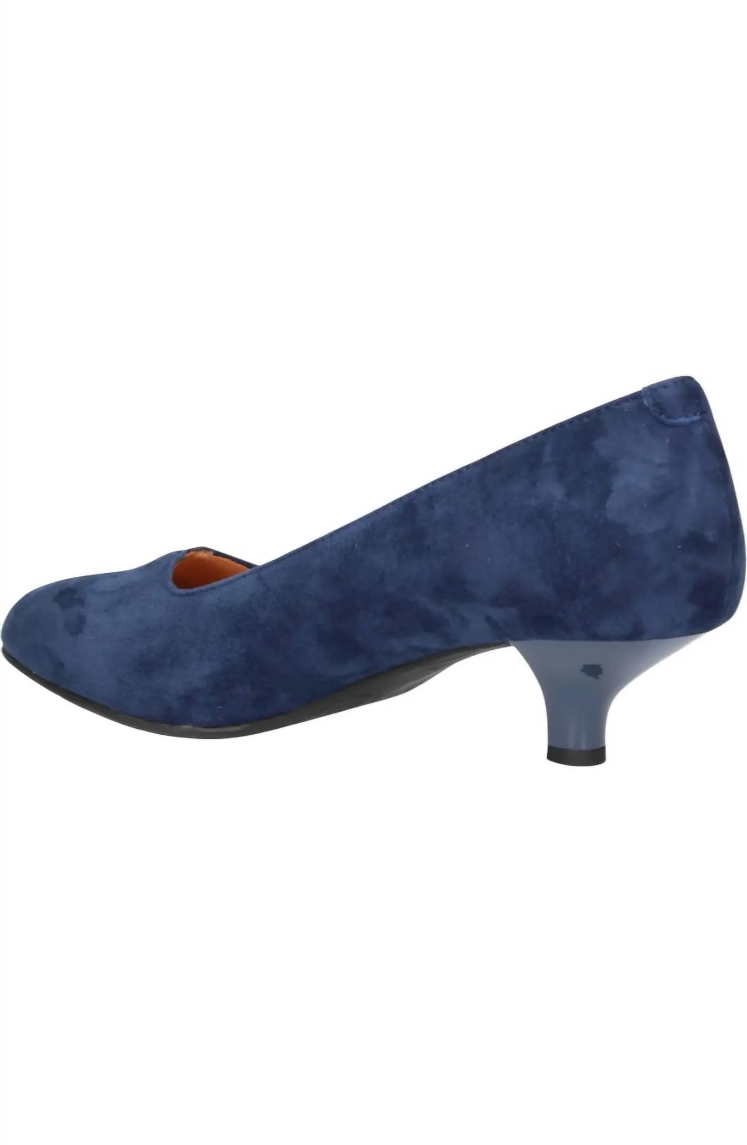 Women's Kavan Heeled Pumps In Navy Suede