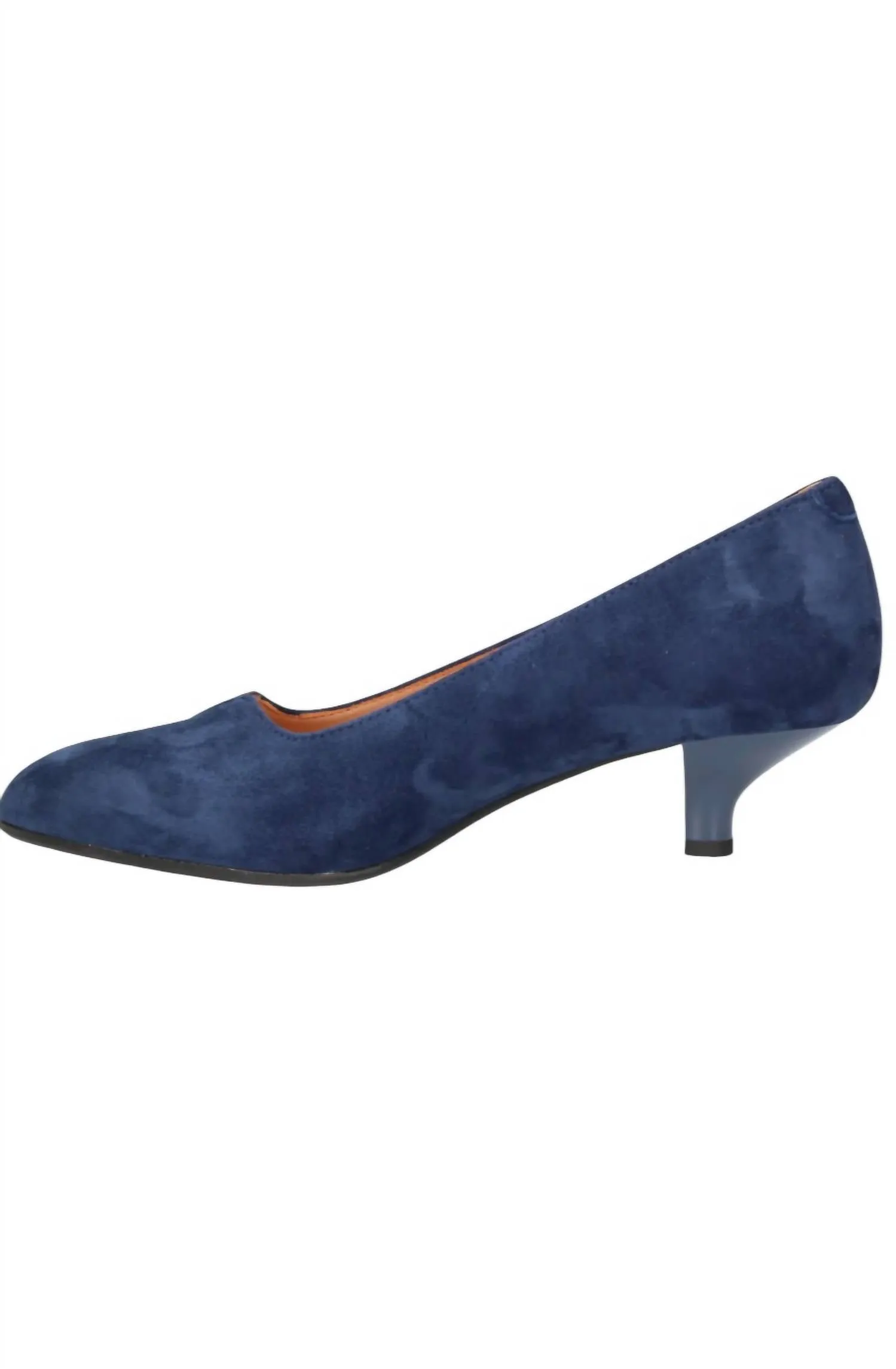 Women's Kavan Heeled Pumps In Navy Suede