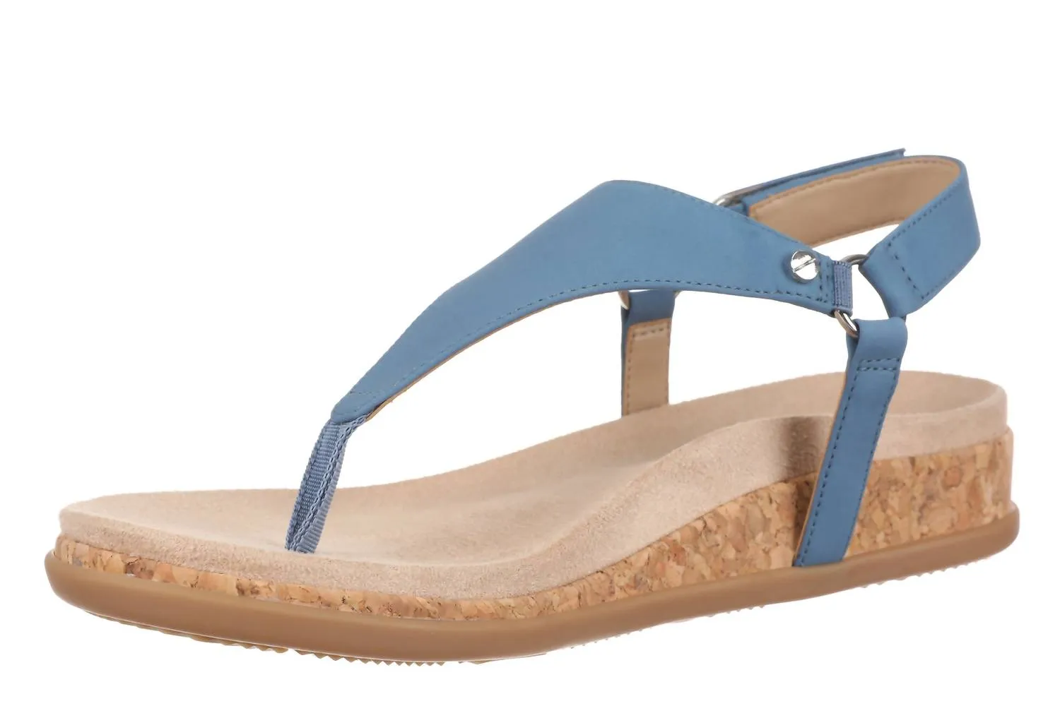 Women's Kirra Toe Post Walking Sandal In Blue
