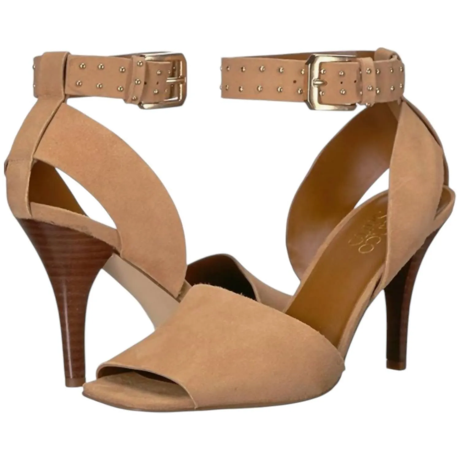 Women's L-Pepita Heeled Sandal In Camel