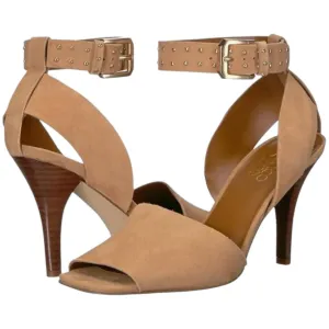 Women's L-Pepita Heeled Sandal In Camel