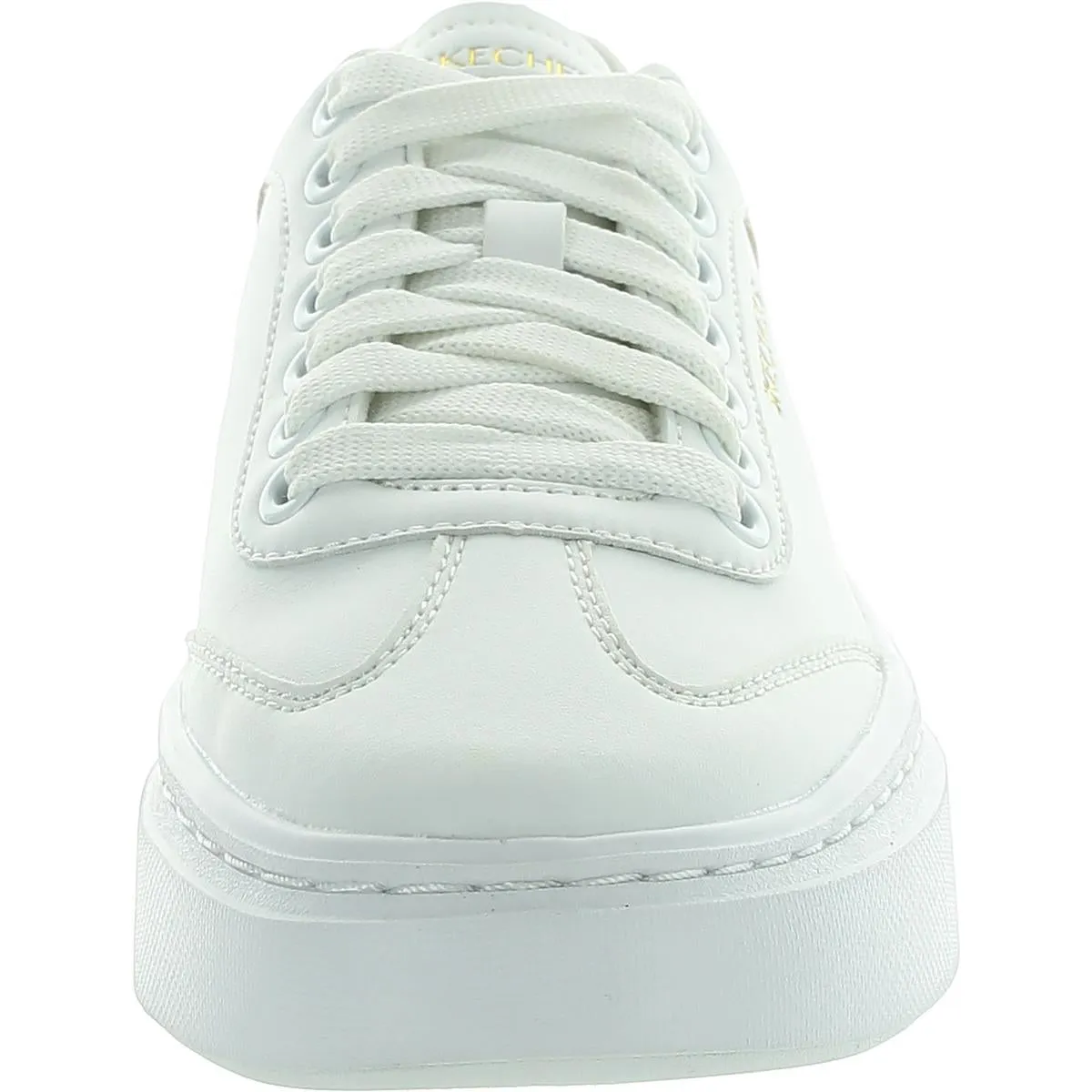Womens Lace-Up Faux Leather Casual And Fashion Sneakers
