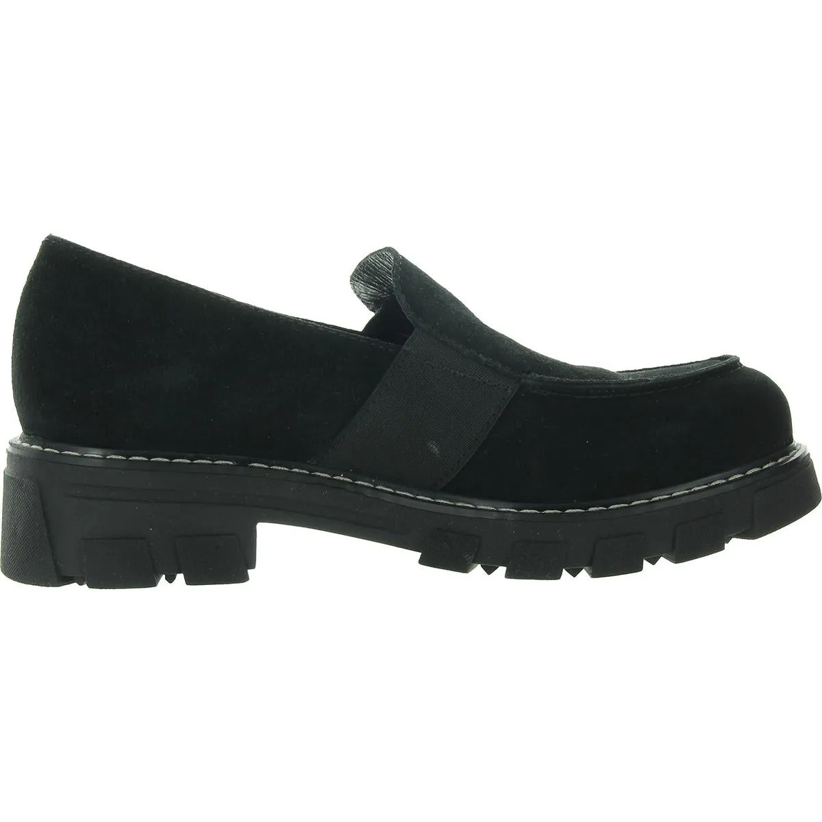 Womens Laceless Loafer Heels