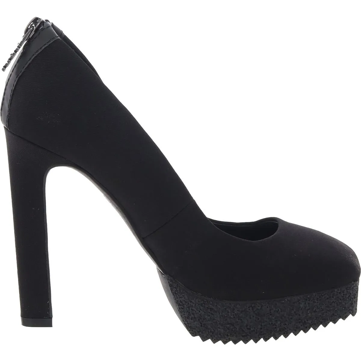 Womens Laceless Man Made Platform Heels