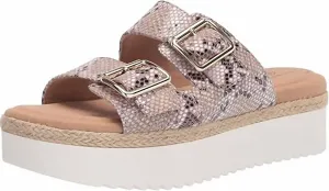 Women's Lana Beach Sandal In Brown Snake 26160091