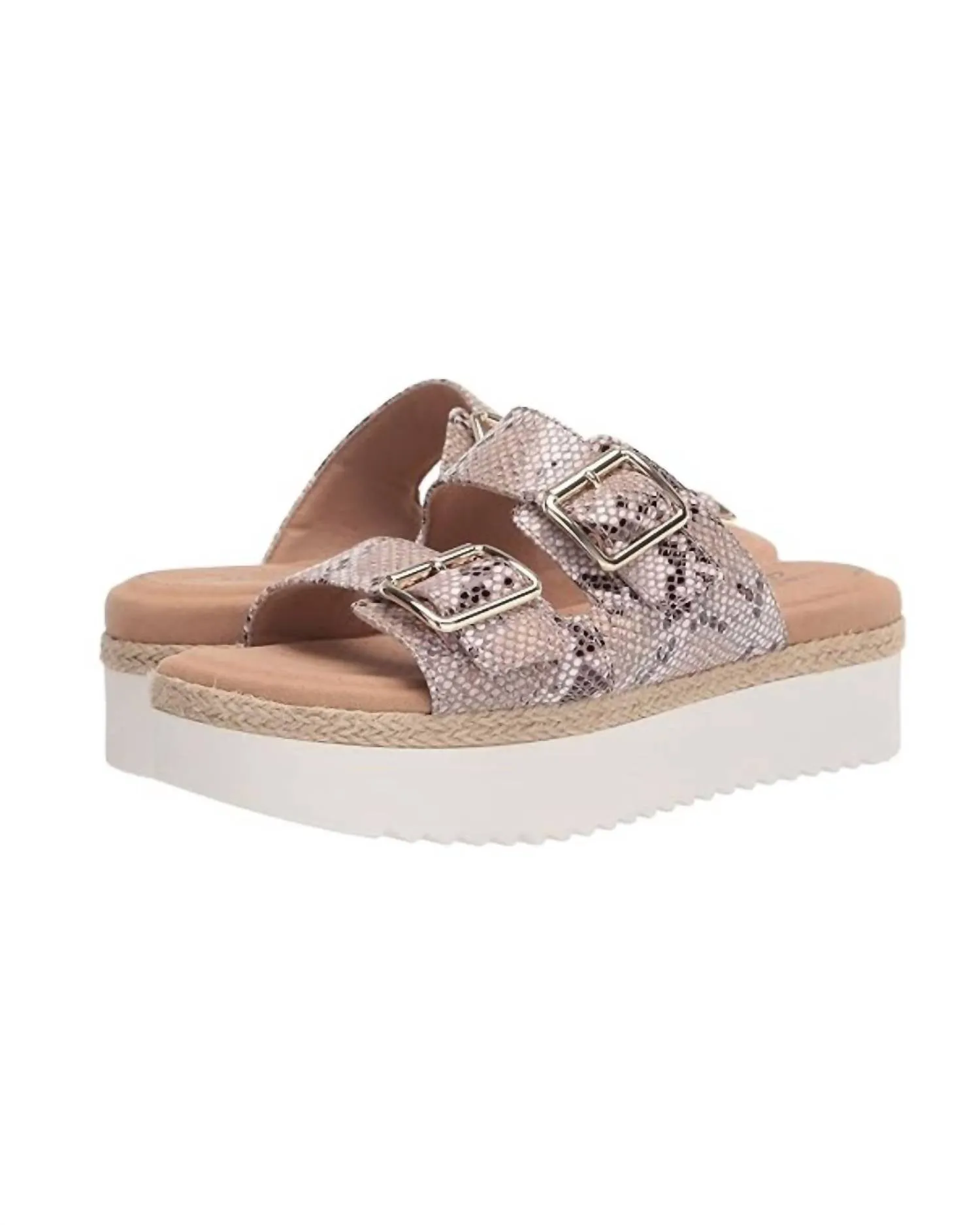 Women's Lana Beach Sandal In Brown Snake 26160091