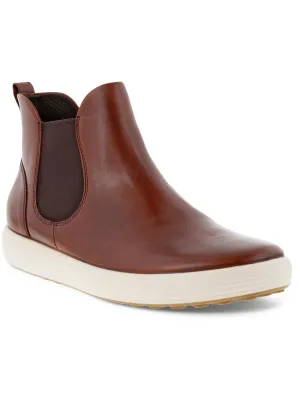 Womens Leather Ankle Chelsea Boots