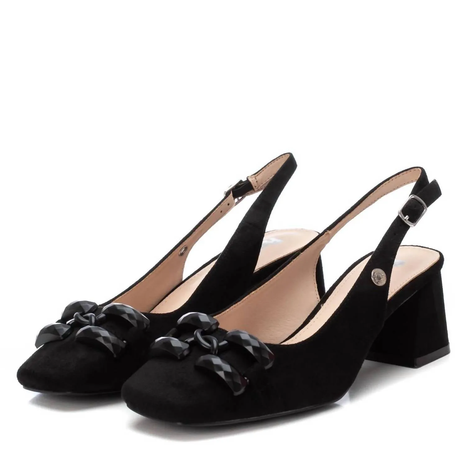 Women's Leather Pumps In Black