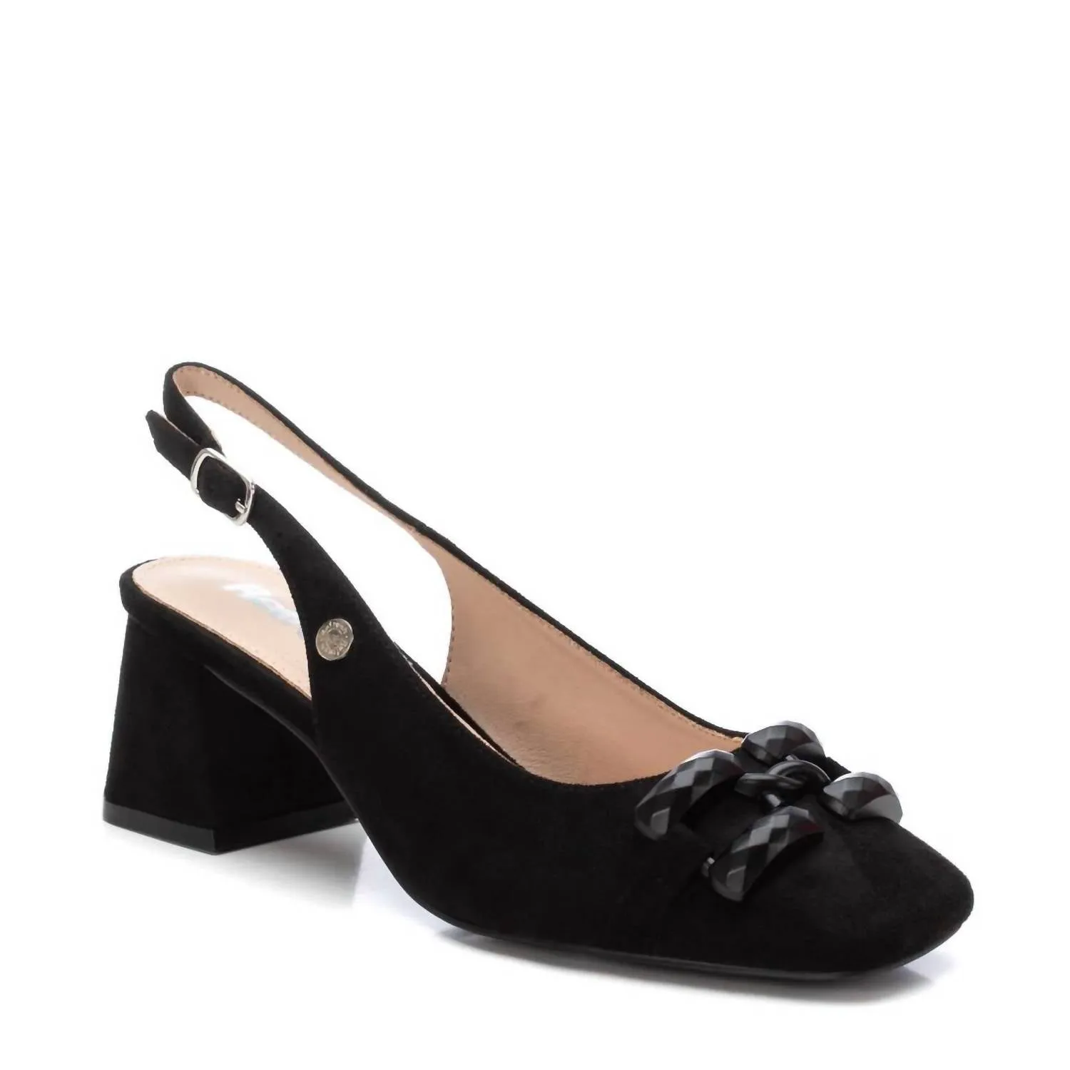 Women's Leather Pumps In Black