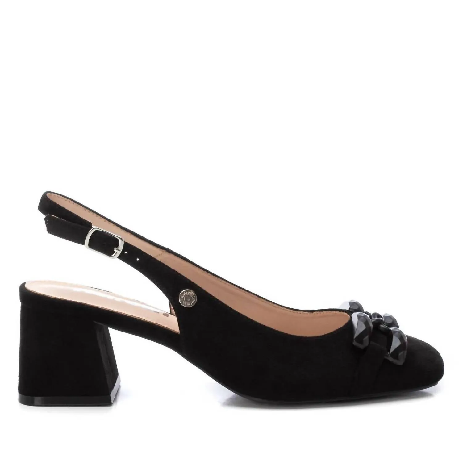 Women's Leather Pumps In Black