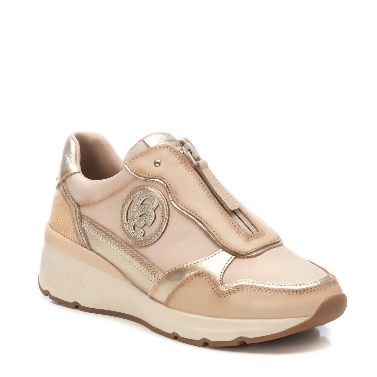 Women's Leather Sneakers In Ice