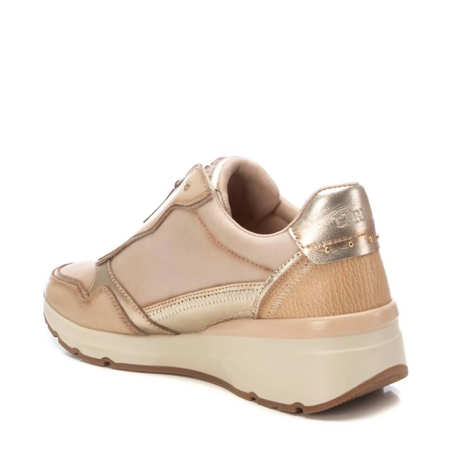 Women's Leather Sneakers In Ice