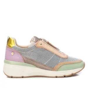 Women's Leather Trainers Sneakers In Aqua