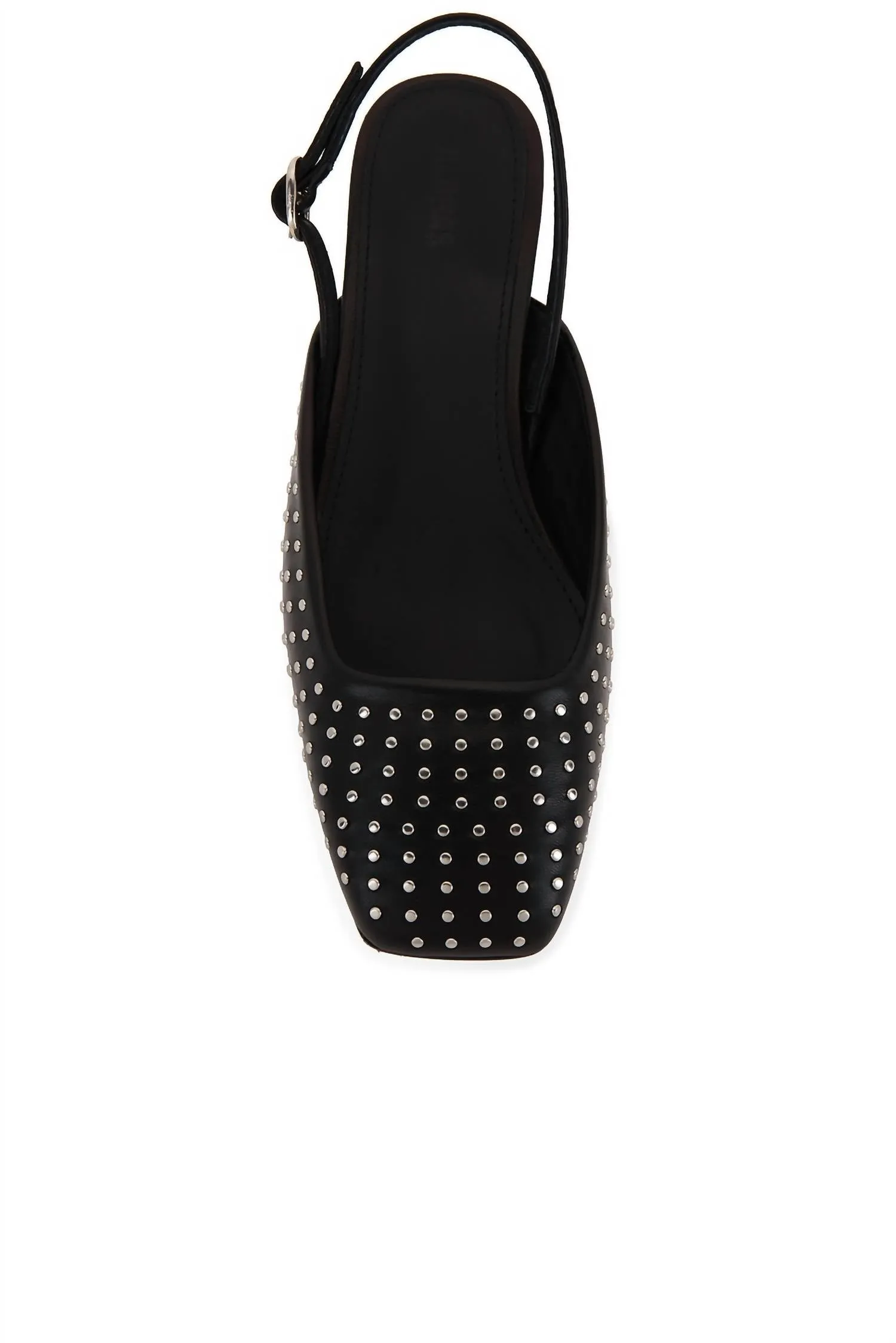 Women's Lindy Studs Leather Pumps In Black