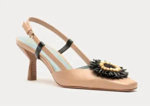 Women's Liza Raffia Heel In Natural
