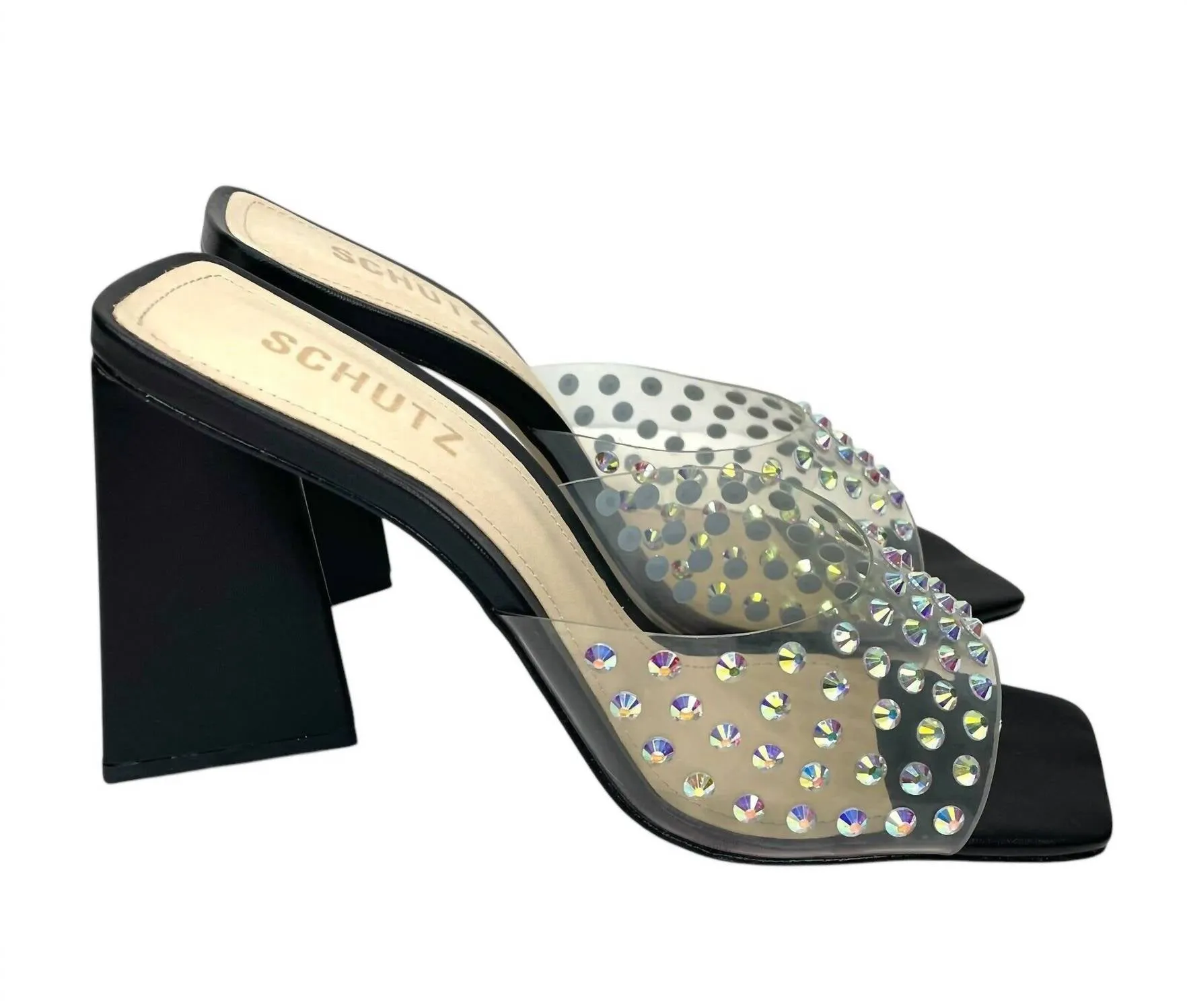 Women's Lizah Block Heels In Black